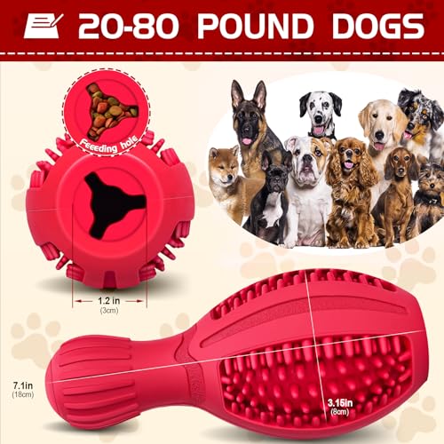Interactive Squeaky Tough Dog Chew Toy for Medium/Large Dogs