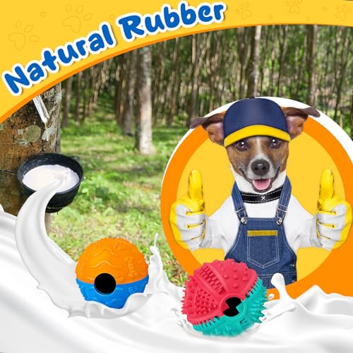 Interactive Dog Toys for Teething in 2 Pack