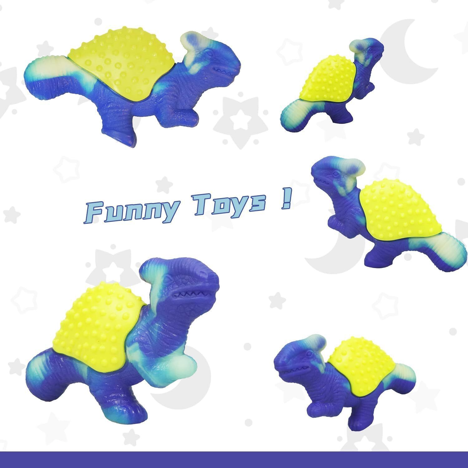 Aggressive Chewer Dinosaur Dog Chew Toy for Teeth Cleaning