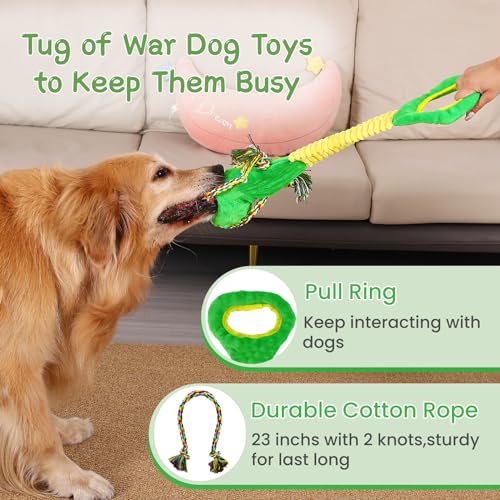 Interactive Squeaky Dog Chew Toy for Large Dogs