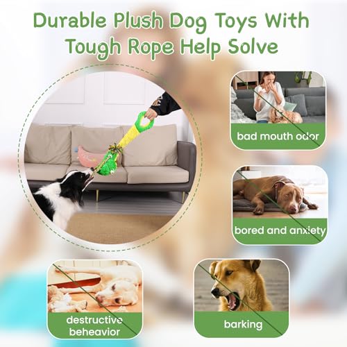 Interactive Squeaky Dog Chew Toy for Large Dogs