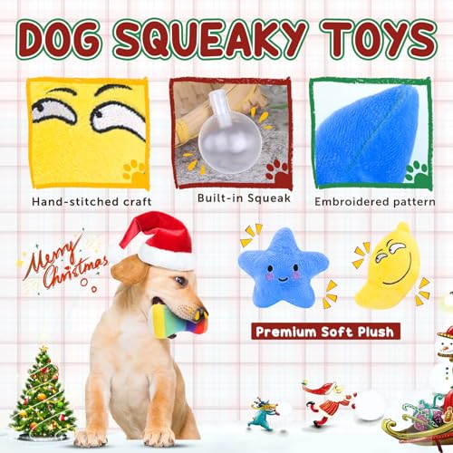 9-Pack Luxury Dog Toy Bundle with Interactive Treat Ball