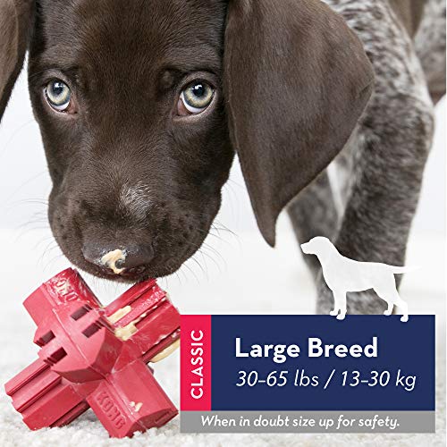 KONG Jump'N Jack - Durable Rubber Chew Toy for Large Dogs