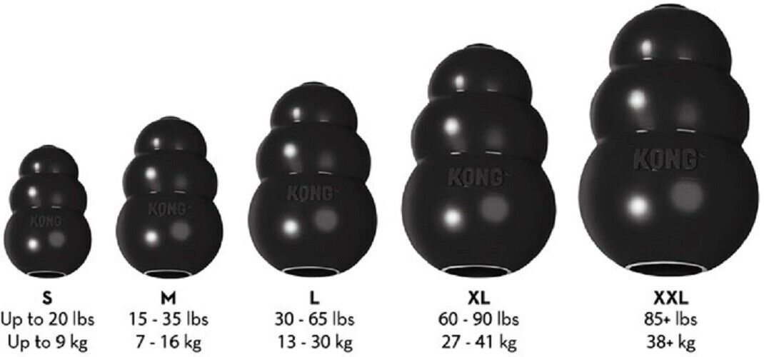 KONG Extreme Black Chew Toy for Power Chewers