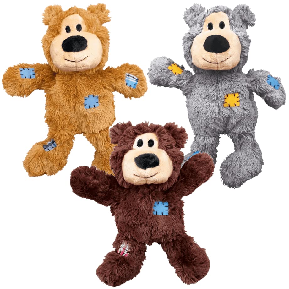 2-Pack Kong Wild Knots Bear Dog Toys for Small/Med Dogs