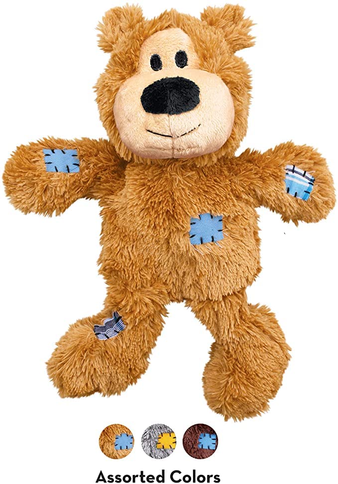 2-Pack Kong Wild Knots Bear Dog Toys for Small/Med Dogs