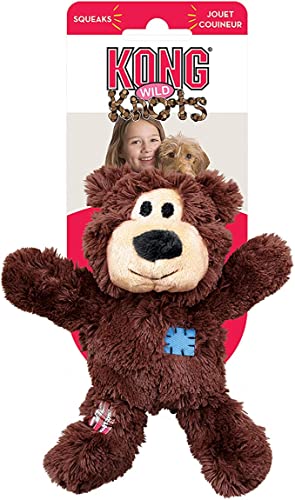 2-Pack Kong Wild Knots Bear Dog Toys for Small/Med Dogs