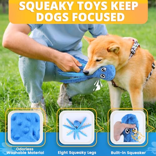 Luxury 8 Pack Christmas Dog Toy Set for Small Dogs