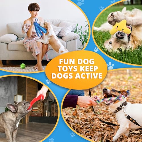 Luxury 8 Pack Christmas Dog Toy Set for Small Dogs