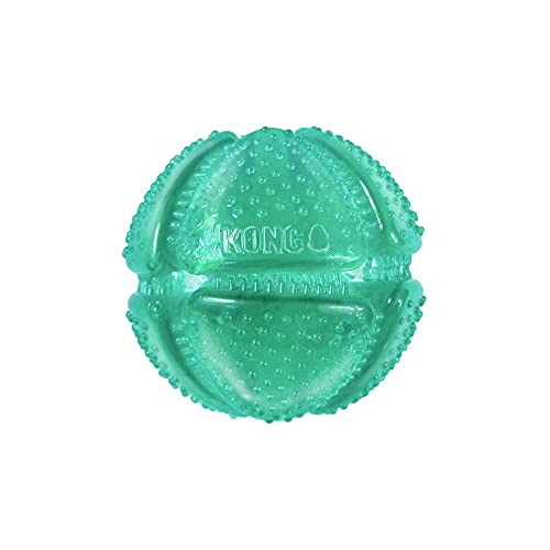 KONG Squeezz Dental Ball - Flexible Textured Chew Toy