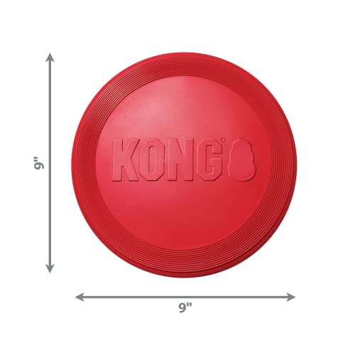 KONG Durable Rubber Flying Disc For Large Dogs