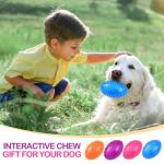 4 Pack Spiky Squeaker Football Toy for Dogs