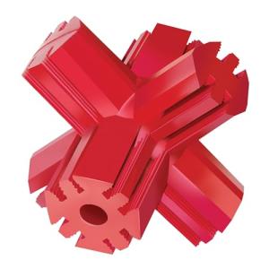 KONG Jump'N Jack - Durable Rubber Chew Toy for Large Dogs