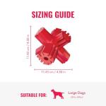 KONG Jump'N Jack - Durable Rubber Chew Toy for Large Dogs