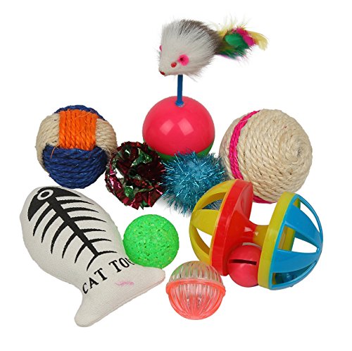 Fashion's Talk Cat Toys Variety Pack - 20 Pieces