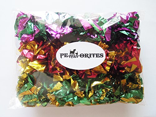 12 Pack CAT TOYS Mylar Crinkle Balls - PETFAVORITES
