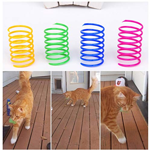 Interactive Durable Cat Spiral Spring Toy Bundle