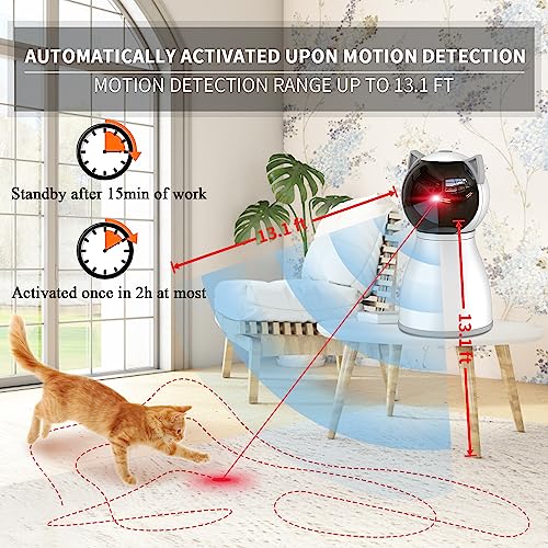 YVE LIFE Cat Laser Toy, 4th Gen Random Trajectory