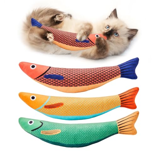 Potaroma Saury Fish Cat Toys - Interactive Kicker