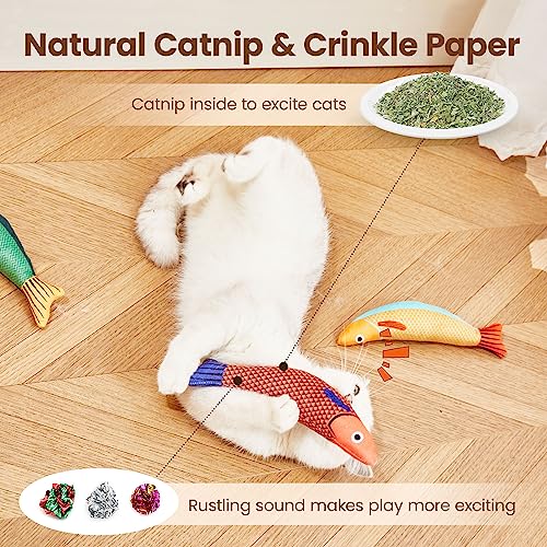 Potaroma Saury Fish Cat Toys - Interactive Kicker