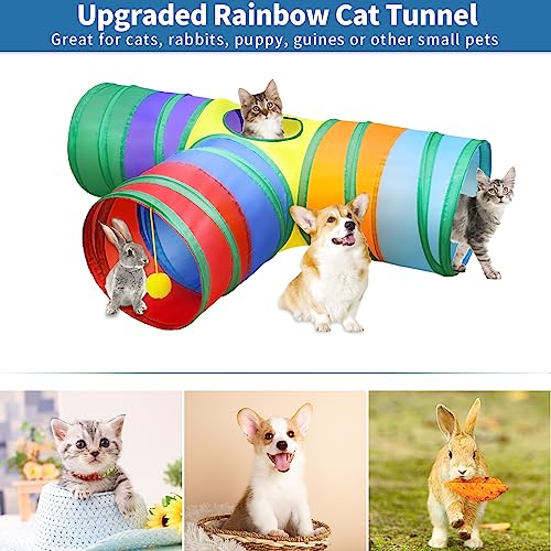 Interactive Cat Tunnel Toys Set for Kittens and Cats