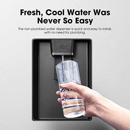 Hisense PureFlat Four-Door Fridge with Water Dispenser