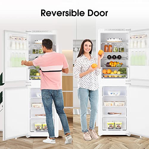 Hisense 233L Built-In Fridge Freezer - White