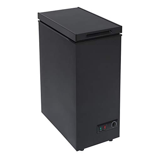 SIA CHF60B Black Compact Chest Freezer, 53L