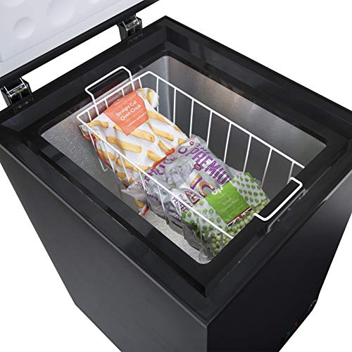 SIA CHF100BL Black 80L Chest Freezer