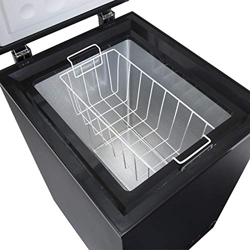 SIA CHF100BL Black 80L Chest Freezer
