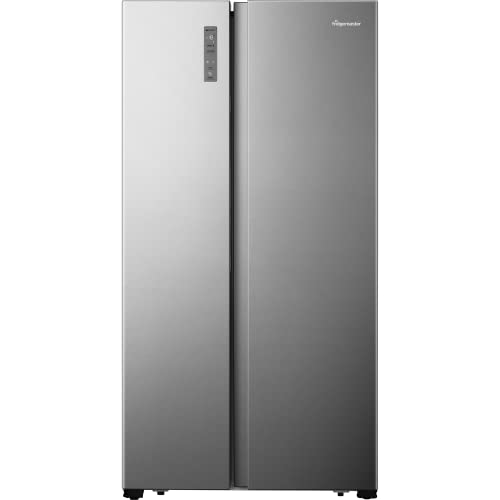 Fridgemaster MS91520DFF Silver American Fridge Freezer