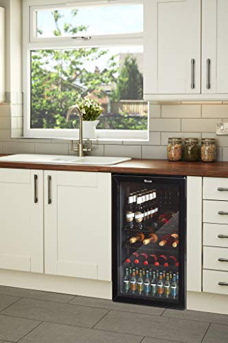 Swan 80L Glass Fronted Undercounter Beverage Fridge