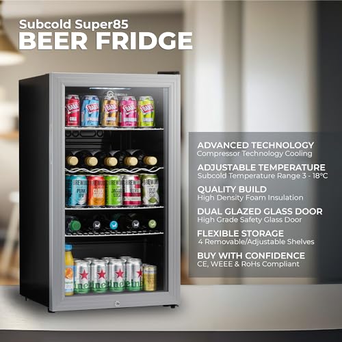 Subcold Super85 LED Under-Counter Beverage Fridge
