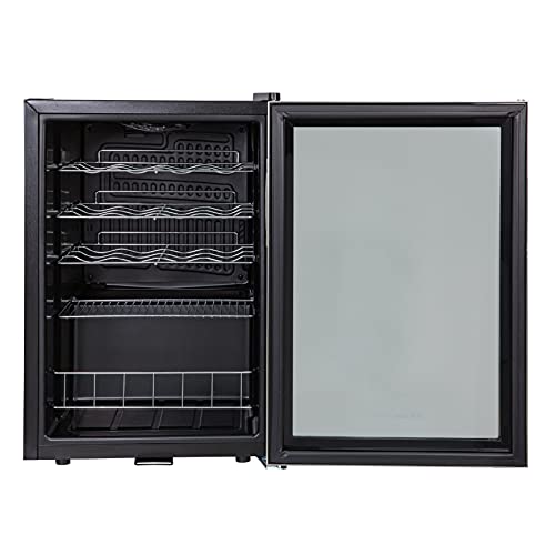Russell Hobbs 20-Bottle Stainless Steel Mini Fridge