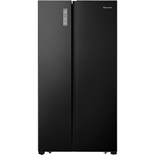 Fridgemaster 519L Black Side-By-Side Fridge Freezer