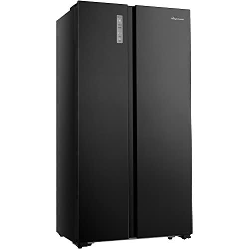 Fridgemaster MS91520BFF Black American Fridge Freezer