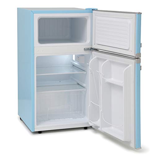 Montpellier MAB2035PB Retro Untertheken Kühlschrank mit Gefrierfach