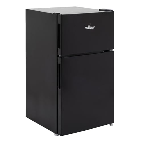 Willow 86L Under Counter Fridge Freezer - Black