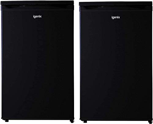 Igenix Black Under Counter Fridge & Freezer Set