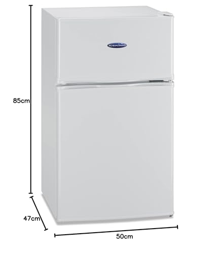 IceKing IK2022AP2 White Fridge with Freezer Compartment