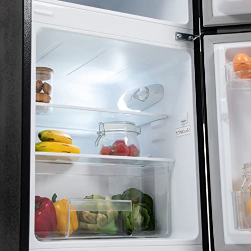 Willow 86L Under Counter Fridge Freezer - Black