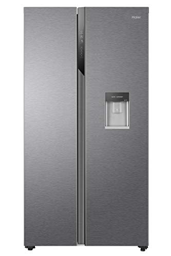 Haier 521L Side-by-Side Fridge Freezer with Dispenser