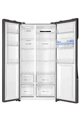 Haier 521L Side-by-Side Fridge Freezer with Dispenser