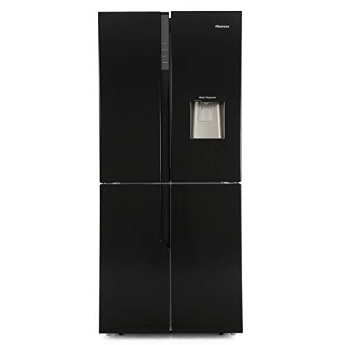 Hisense 431L Black American Fridge Freezer