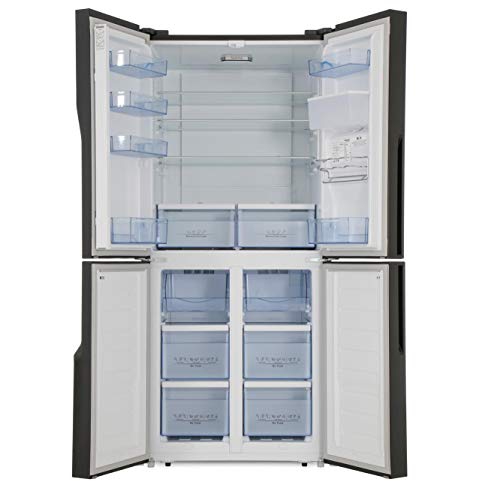 Hisense 431L Black American Fridge Freezer