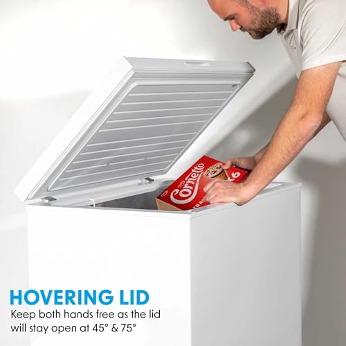 Baridi 99L Chest Freezer with Adjustable Thermostat