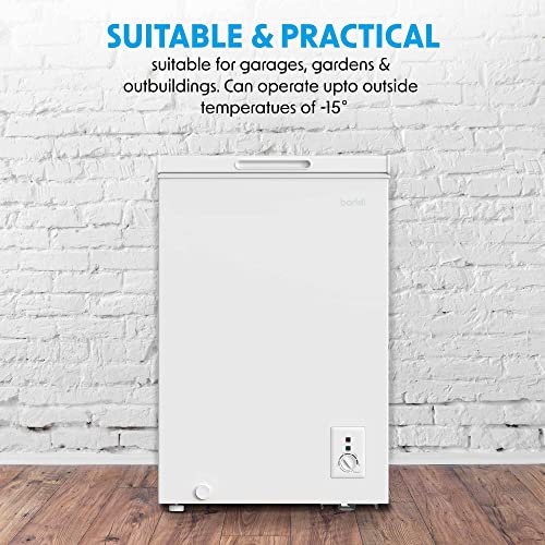 Baridi 99L Chest Freezer with Adjustable Thermostat