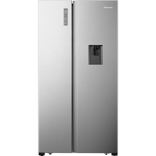 Fridgemaster Silver Total No Frost American Fridge Freezer