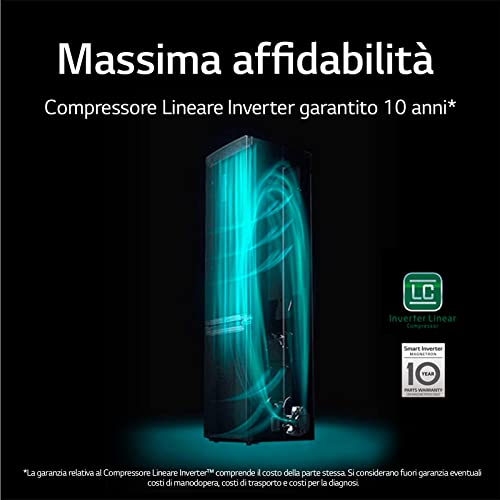 LG 438L A++ Platinum Silver Fridge-Freezer