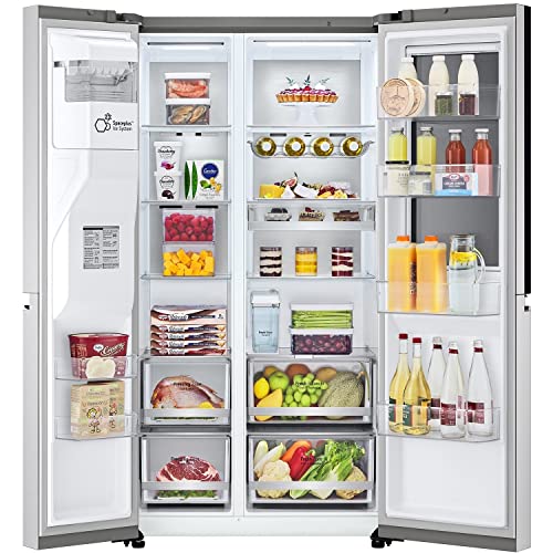 LG 635L Stainless Steel American Refrigerator